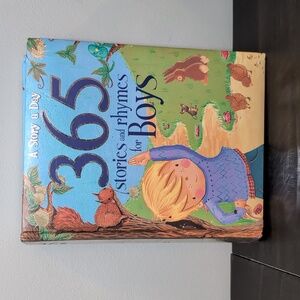 💠365 Stories And Rhymes For Boys Hardcover Book A Story A Day Bedtime